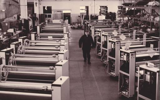 Omma history - Antonio Formenti in his first factory