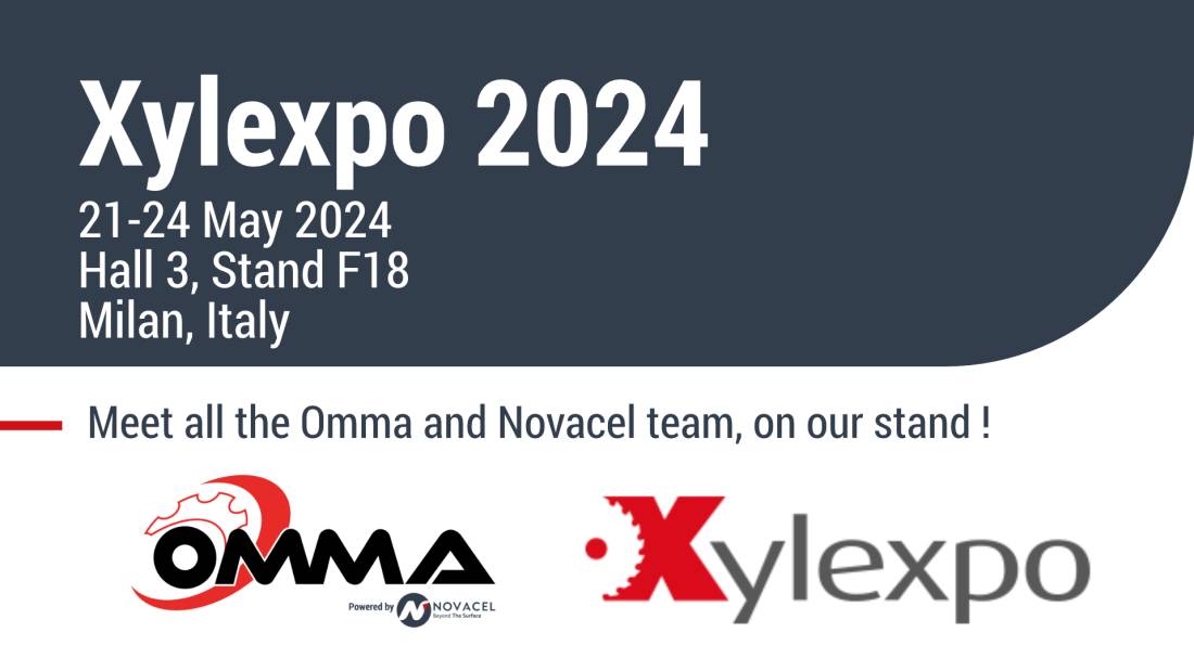 Retrouvez OMMA à Xylexpo - Milan - 21-24 mai 2024
